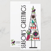 Mah Jongg Baum Flat Card (Vorne/Hinten)