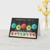 Mah Jongg Bettors Birthday Card Karte (Gelbe Blume)