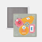 Mah Jongg Bettors Magnet (Vorderseite/Rückseite)