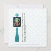 Mah Jongg Bird Tassels Flat Card (Rückseite)
