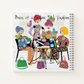 Mah Jongg Birds Notebook Notizblock (Rückseite)