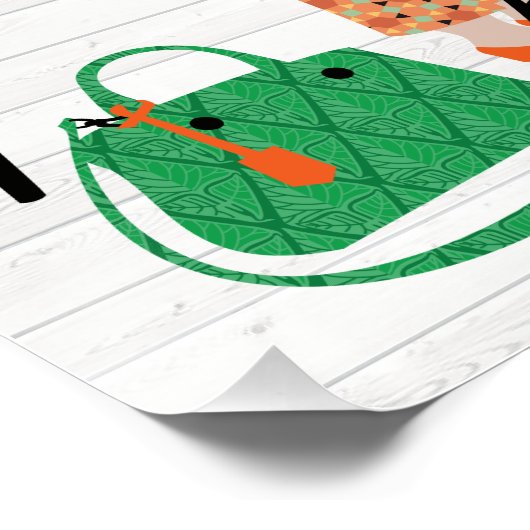 Mah Jongg Birds Poster (Ecke)