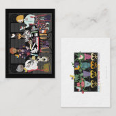 Mah Jongg Birds Small Card Mitteilungskarte (Vorne/Hinten)