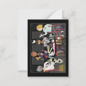 Mah Jongg Birds Small Card Mitteilungskarte (Vorderseite)