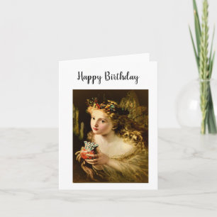 Mah Jongg Birthday Card Fairy Karte