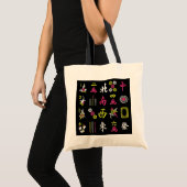 Mah Jongg Black/Fuchsia/Limon Bag Tragetasche (Vorderseite (Produkt))