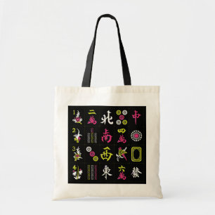 Mah Jongg Black/Fuchsia/Limon Bag Tragetasche
