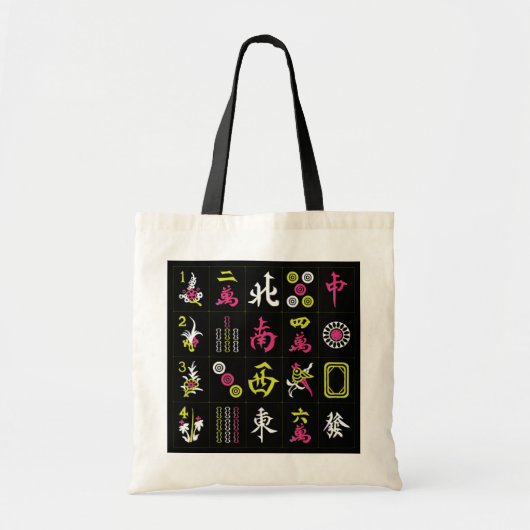 Mah Jongg Black/Fuchsia/Limon Bag Tragetasche (Vorne)