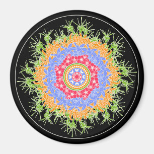 Mah Jongg Blume Magnet