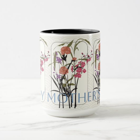 Mah Jongg Blume Mutter Tasse (Zentrum)