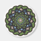 Mah Jongg Blume/One Dot Magnet (Vorne)