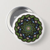 Mah Jongg-Blume/Schaltfläche "Ein Punkt" Button (Vorne & Hinten)