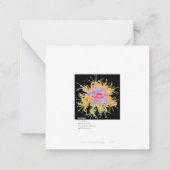 Mah Jongg Blume Small Card Mitteilungskarte (Rückseite)