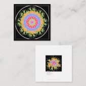 Mah Jongg Blume Small Card Mitteilungskarte (Vorne/Hinten)