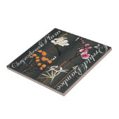 Mah Jongg Blume Tile Fliese (Seite)