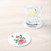 Mah Jongg Blume Untersetzer (Vor Ort)