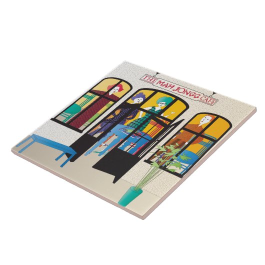 Mah Jongg Cafe Fliese (Seite)