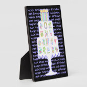 Mah Jongg Cake Birthday Fotoplatte (Seite)