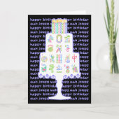 Mah Jongg Cake Birthday Karte (Vorderseite)