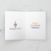 Mah Jongg Cake Birthday Karte (Innenseite)