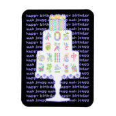 Mah Jongg Cake Birthday Magnet (Vertikal)