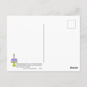 Mah Jongg Cake Birthday Postkarte (Rückseite)