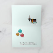 Mah Jongg Cat Birthday Karte (Innenseite)