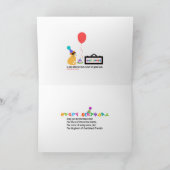 Mah Jongg Cat Greeting Card Karte (Innenseite)