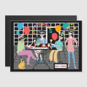 Mah Jongg Cat Magnet Card (Vorne/Hinten)