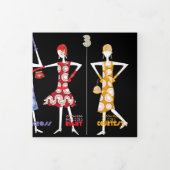 Mah Jongg Charleston/American Tiles Trifold Card Dreifach Gefaltete Karte (Cover)