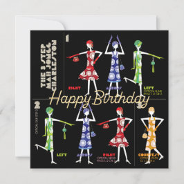 Mah Jongg Charleston Birthday Flat Card