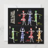 Mah Jongg Charleston Flat Card (Vorderseite)