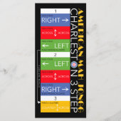 Mah Jongg Charleston Flat Card 1 Menükarte (Vorderseite)