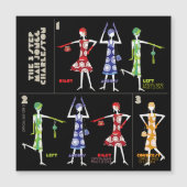 Mah Jongg Charleston Flat Magnet (Vorderseite)