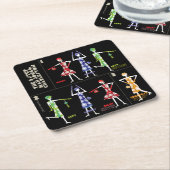 Mah Jongg Charleston Untersetzer (angewinkelt)