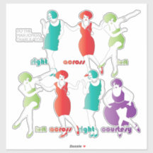 Mah Jongg Charleston Vinyl Sticker