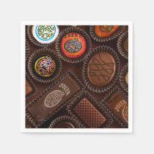 Mah Jongg Chocolate Napkins