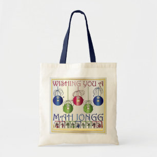 Mah Jongg Christmas Bettors Bag Tragetasche