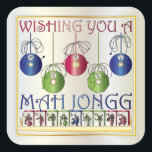 Mah Jongg Christmas Bettors Stickers<br><div class="desc">Feiern Sie die Weihnachtszeit mit diesen attraktiven Designs mit Bildern von Mah Jongg Fliesen: - Ornamente mit einem Punkt - Bettoren und Fliesen auf einem Rack - Vogel aus einer einzigen Bamplatte Verfügbar auf Leinensäcken,  Einladungen/Karten,  Geschenkboxen,  Schlüsselanhänger,  Magnete,  Quadrat Plakate,  Keramik Fliesen,  Plakate und vieles mehr.</div>