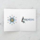 Mah Jongg Christmas Tree Card Karte (Innenseite)