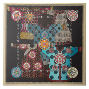 Mah Jongg Coat Fliese