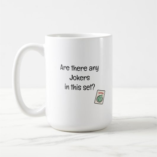 Mah Jongg Coffee Tasse, Mah Jongg Geschenk Kaffeetasse (Links)