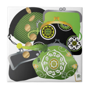 Mah Jongg Coin Purses Tile Fliese