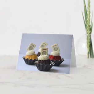 Mah Jongg Cupcakes Notecard Karte