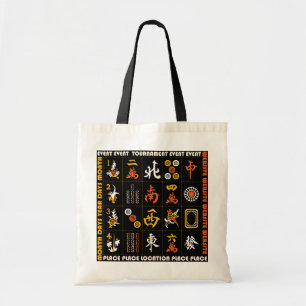 Mah Jongg Custom Bag E-MAIL DESIGNER VOR BESTELLUN Tragetasche
