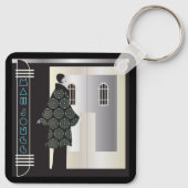 Mah Jongg Deko Schlüsselanhänger (Rückseite)