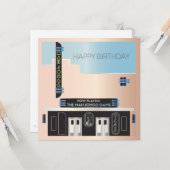 Mah Jongg Deko Theater Flat Card Karte (Vorderseite/Rückseite Beispiel)