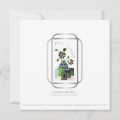 Mah Jongg Deko Theater Flat Card Karte (Rückseite)