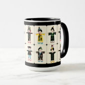 Mah Jongg Dolls Tasse (VorderseiteRechts)