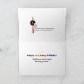 Mah Jongg Dots Geburtstag Karte (Innenseite)